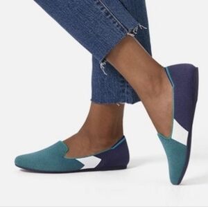 Rothy's Retired The Loafer Spruce Prep Slip-On Flat | Size 6.5